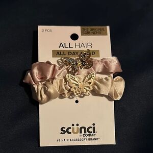 Scunci Butterfly Hair Scrunchies NWT